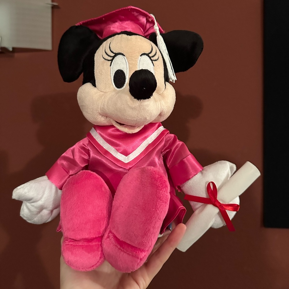 Minnie Mouse Graduation Plush